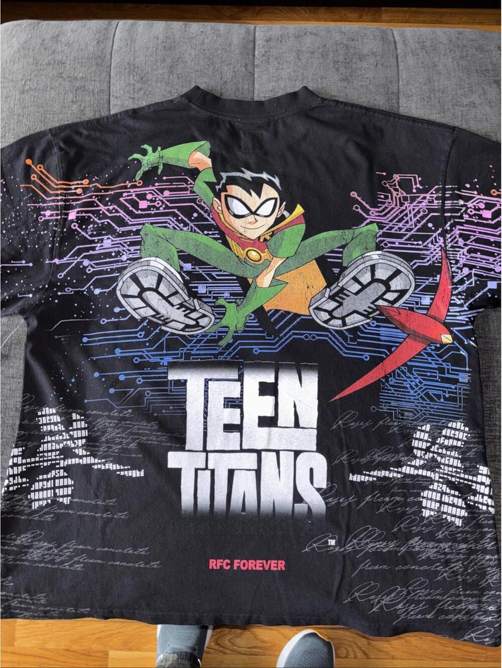 Civil x Regime Teen Titans Protocol Red Tee Large NWT